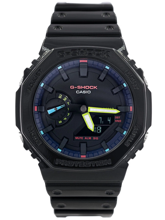 Zegarek męski CASIO G-SHOCK GA-2100RGB-1AER Virtual Rainbow