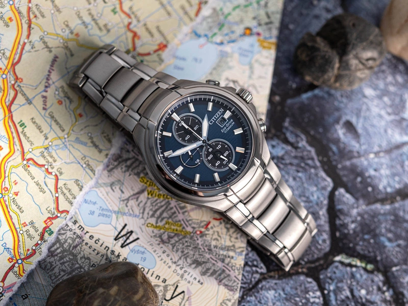 Zegarek męski Citizen CA0700-86L Super Titanium Eco-Drive
