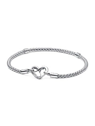 Bransoletka damska Pandora 592453C00-18 o splocie ćwiekowym