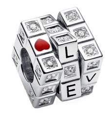 Charms Pandora 793672C01 Ruchoma kostka miłości