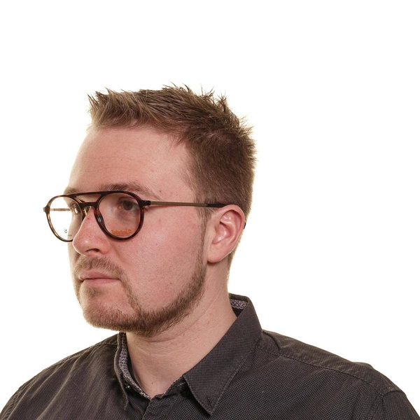 Okulary oprawki męskie Timberland TB1634 052 54 Brązowe