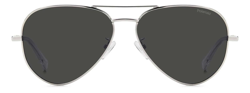 Okulary przeciwsłoneczne męskie Polaroid PLD 4186/G/S/X 01057M9 Srebrne