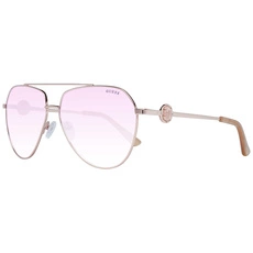 Okulary przeciwsłoneczne damskie Guess GF6140 28T 62 Różowe złoto