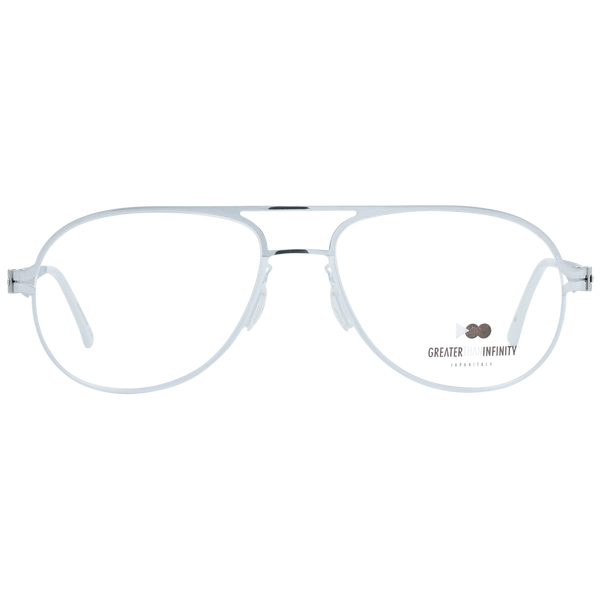 Okulary oprawki Męskie Greater Than Infinity GT012 V05 56 Srebrne