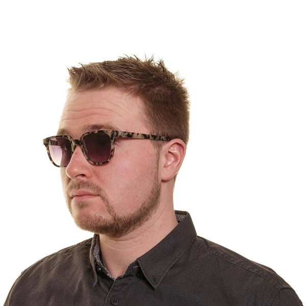 Okulary przeciwsłoneczne męskie Gant GA7120 55C 53 Brązowe