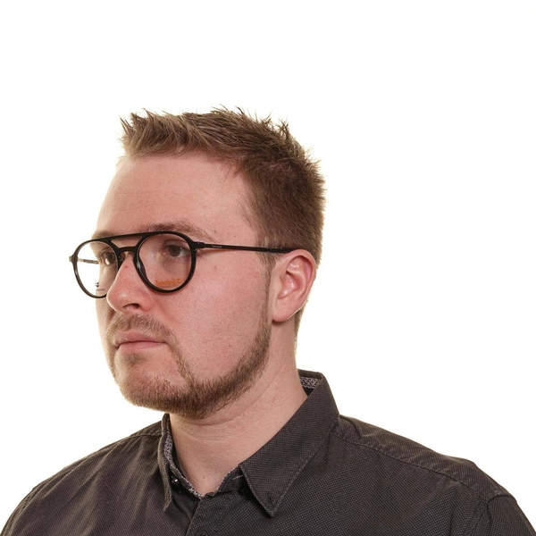 Okulary oprawki męskie Timberland TB1634 001 54 Czarne