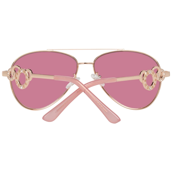 Okulary przeciwsłoneczne damskie Guess GF0365 28Z 59 Różowe Złoto