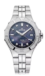 Zegarek damski EDOX 53020 3M NANND Delfin The Original Diver Lady Diamonds