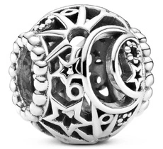 Charms Pandora 799183C00 Ażurowy ze słońcem, gwiazdami i księżycem