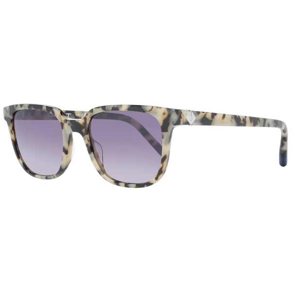 Okulary przeciwsłoneczne męskie Gant GA7120 55C 53 Brązowe