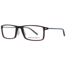 Okulary oprawki Męskie Porsche Design P8384 D 55 Brązowe