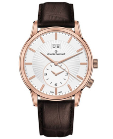 Zegarek męski CLAUDE BERNARD 62007-37R-AIR Classic 2nd Time Zone