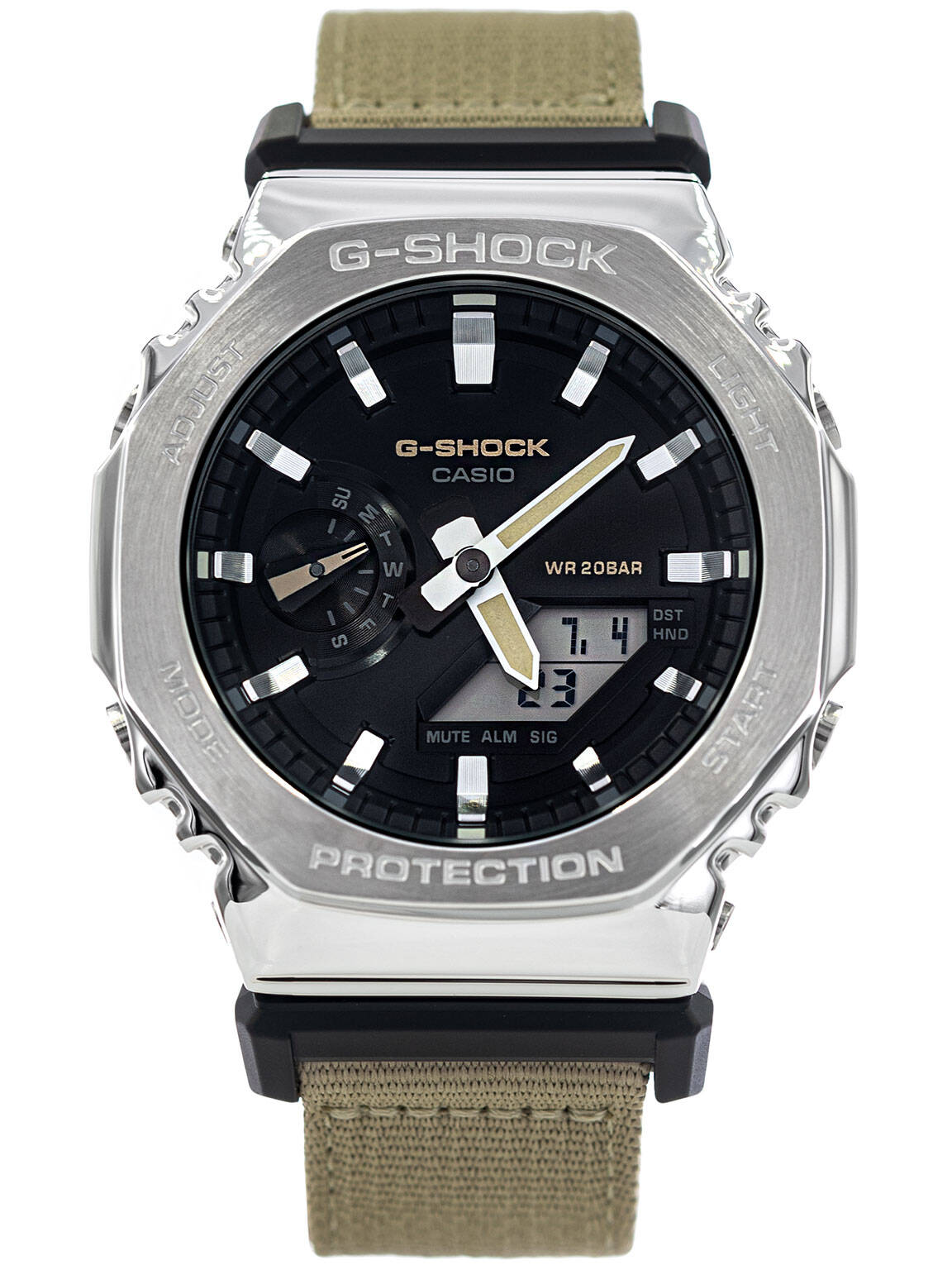 Casio G Shock Metal Covered Gm C Aer G Steel Crazytime Pl