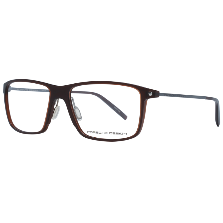 Okulary oprawki Męskie Porsche Design P8336 E 56 Brązowe