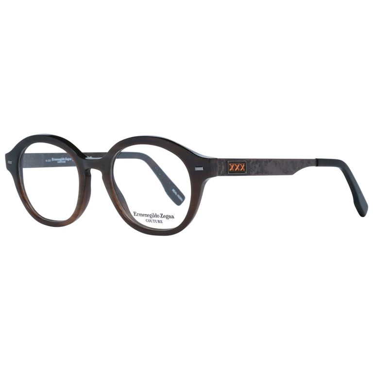 Okulary oprawki Męskie Zegna Couture ZC5018 48 064 Brązowe