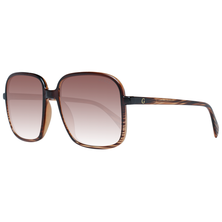 Okulary przeciwsłoneczne Damskie Guess GF6146 45F 57 Brązowe