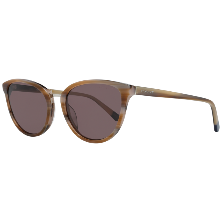 Okulary przeciwsłoneczne damskie Gant GA8069 62E 54 Brązowe