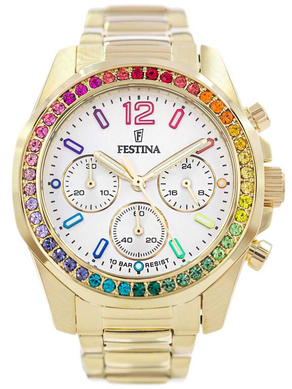 Zegarek damski FESTINA F20609/2 Boyfriend Rainbow 