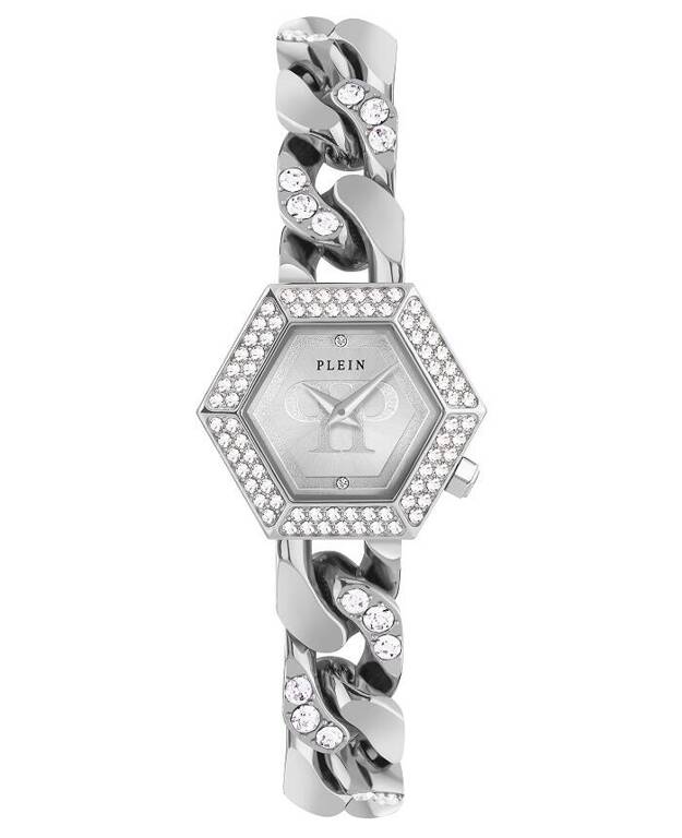 Zegarek damski PHILIPP PLEIN PWWBA0123 The Hexagon Groumette Perpetual Bling