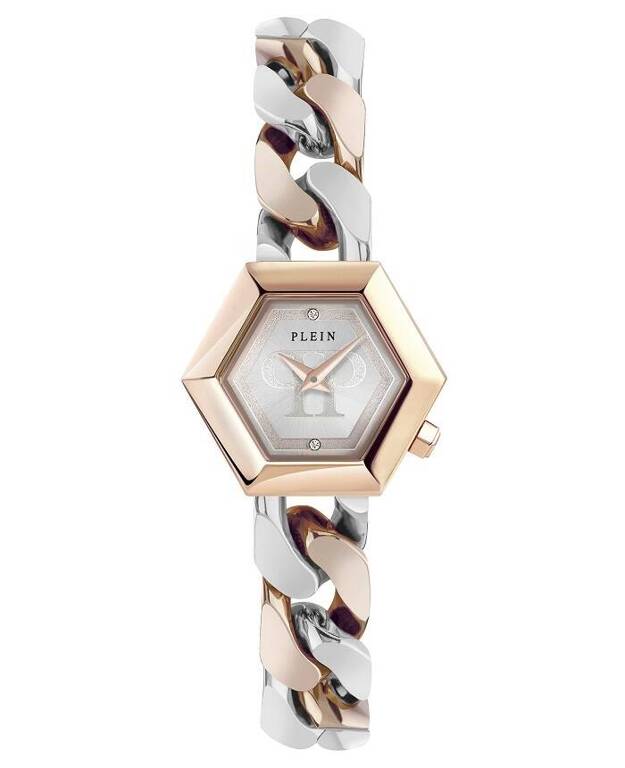 Zegarek damski PHILIPP PLEIN PWWBA0223 The Hexagon Groumette Perpetual Bling