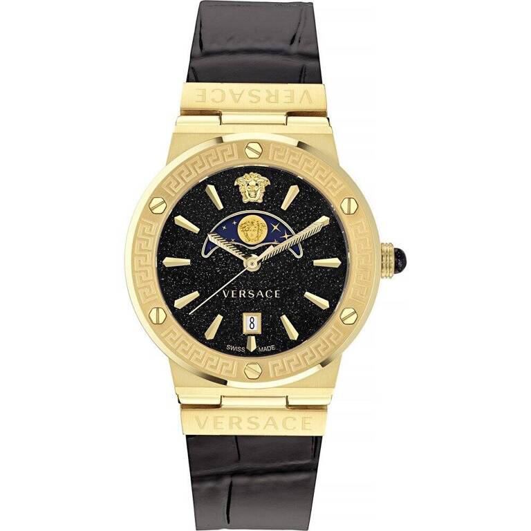 Zegarek damski VERSACE VE7G00123 Greca Logo Moonphase