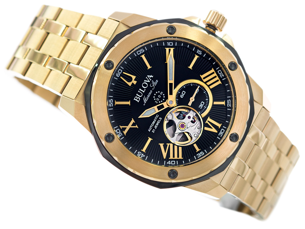 Bulova marine star white face sale