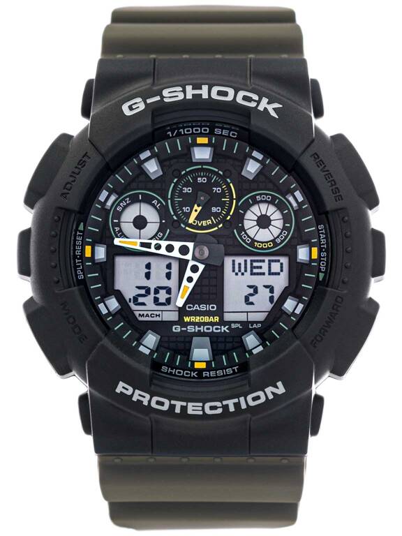 Zegarek męski CASIO G-SHOCK GA-100TU-1A3ER