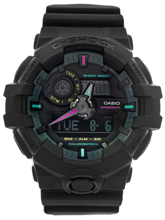 Zegarek męski CASIO G-SHOCK GA-700MF-1AER Multi Fluorescent Accents