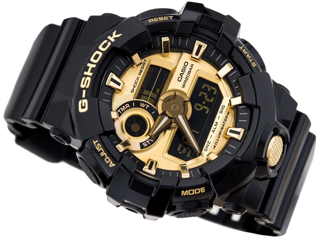 Zegarek Casio G Shock GA 710GB 1AER CrazyTime.pl