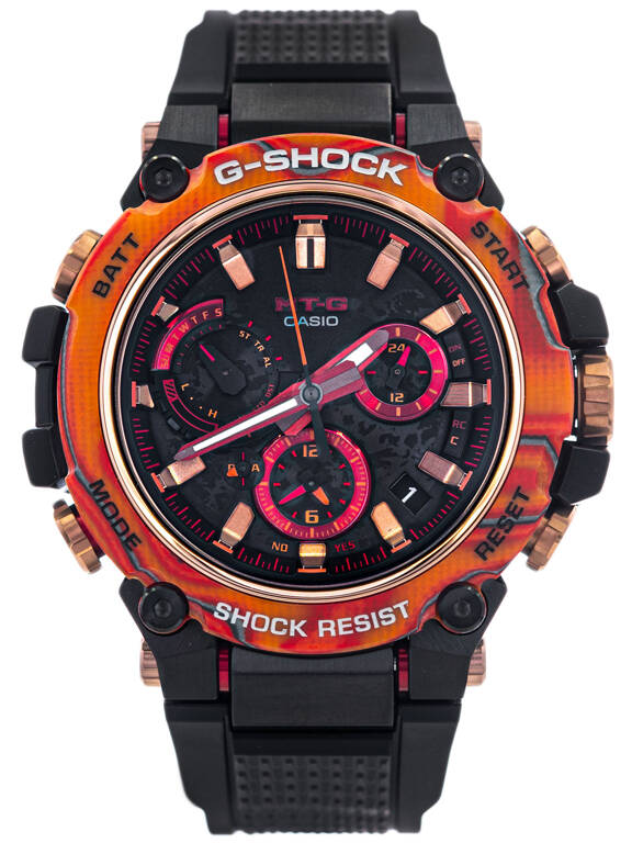 Zegarek męski CASIO G-SHOCK MTG-B3000FR-1AER Exclusive 40th Anniversary Flare Red Limited Edition