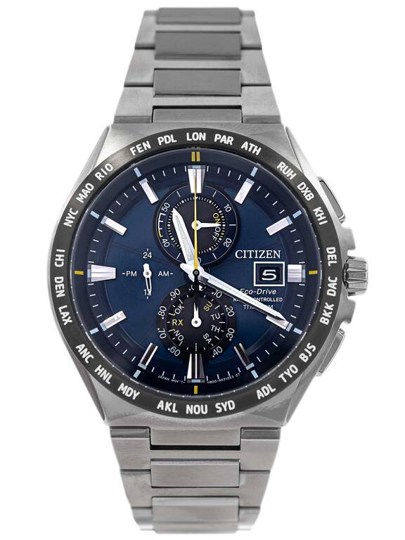 Zegarek męski Citizen AT8234-85L Super Titanium Eco-Drive