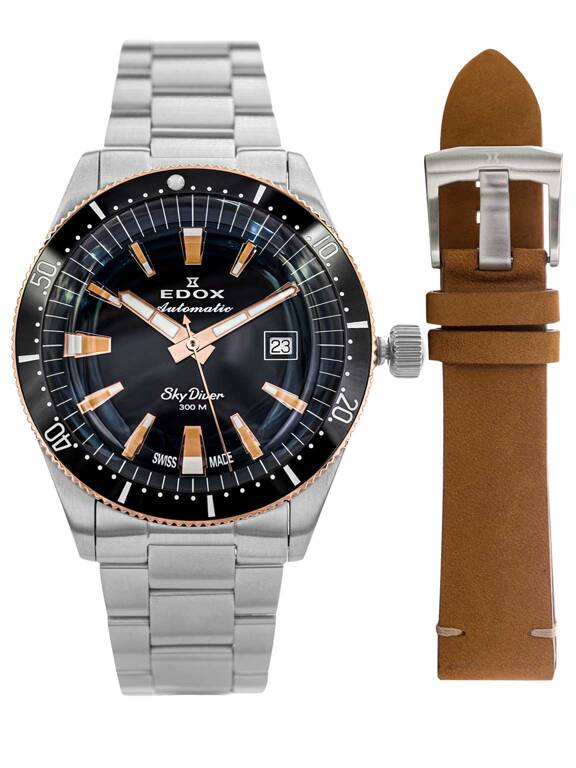 Zegarek męski EDOX 80126 357RNM NIRB Skydiver