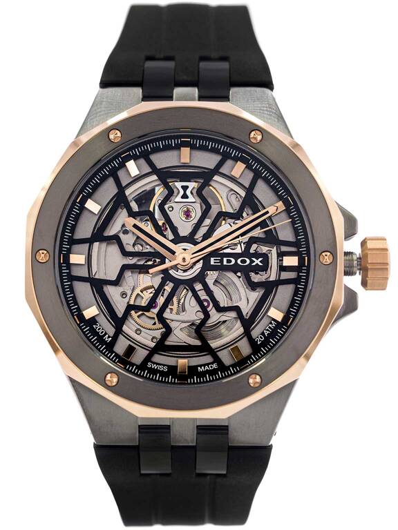 Zegarek męski EDOX 85303 357GR NRN Delfin Mecano