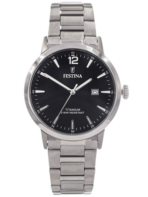 Zegarek męski FESTINA F20435/3 Titanium Date