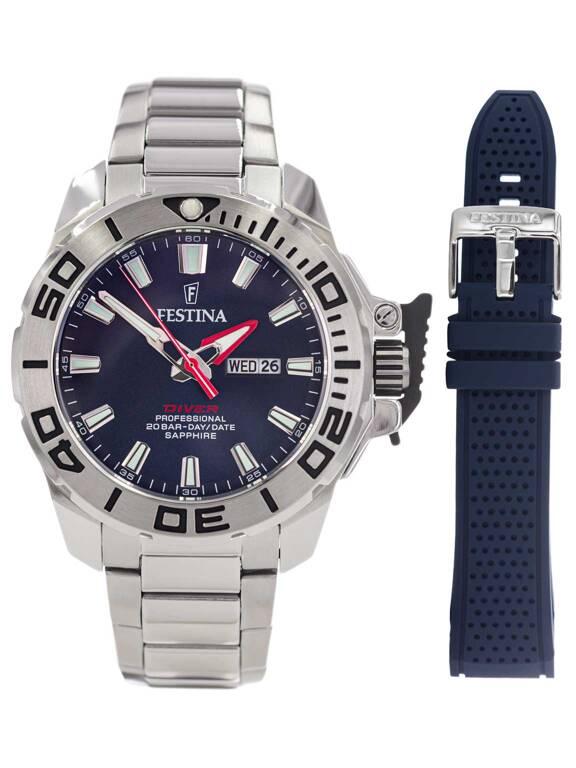 Zegarek męski FESTINA F20665/1 The Originals Diver Sapphire