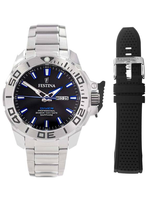 Zegarek męski FESTINA F20665/3 The Originals Diver Sapphire