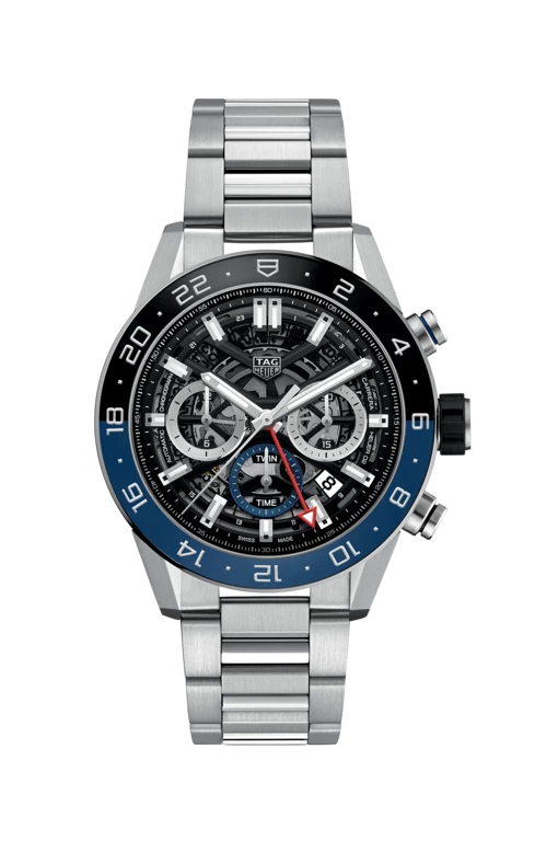 Zegarek męski TAG HEUER CBG2A1Z.BA0658 Carrera Chronograph Twin-Time